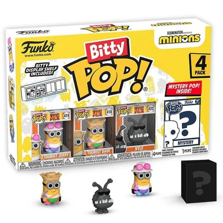 Funko Bitty Pop 4'lü Paket Minions - Tourist Jerry