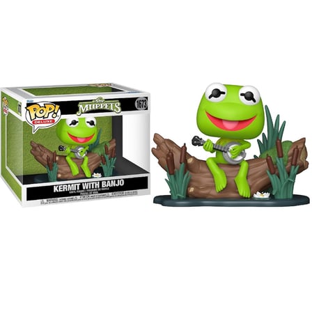 Funko Pop The Muppets Pop! Deluxe Kermit With Banjo