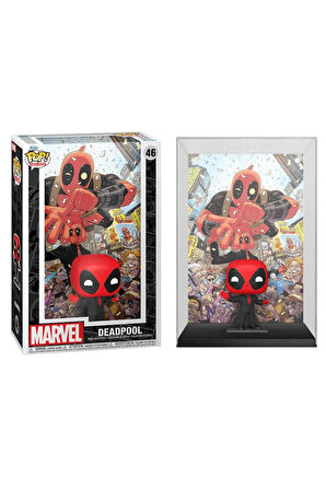 Pop Comic Covers Marvel Deadpool 2025 - Deadpool In Black Suit No:46