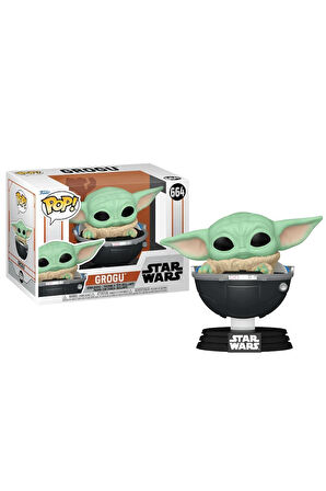 Funko Pop Disney Star Wars The Mandalorian - Grogu No:664 Bobble-head