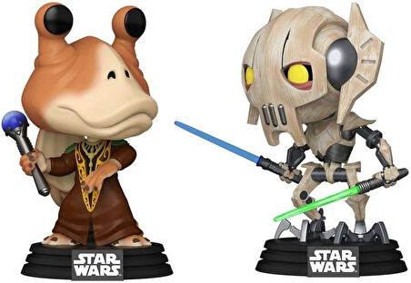 Pop 2-pack Disney Star Wars Clone Wars - Jar Jar Binks Vs General Grievous Gamestop
