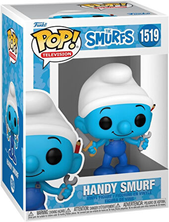 Funko Pop Television The Smurfs - Handy Smurf No:1519