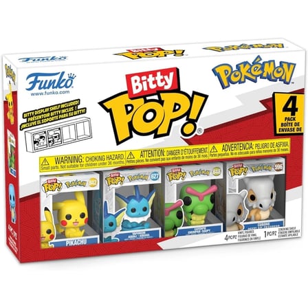 Funko Bitty POP Pokemon 4'lü Paket