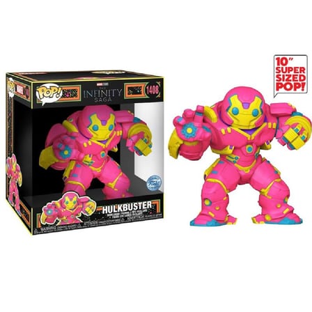 Funko Pop Marvel: Hulkbuster (black Light) Jumbo 10" 25 Cm