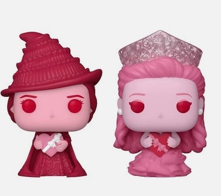 Funko Pop Pocket Elphaba & Glinda Valentine 2-Pack Figures