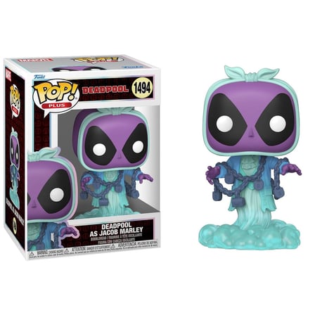Funko Pop Plus Marvel Deadpool As Jacob Marley