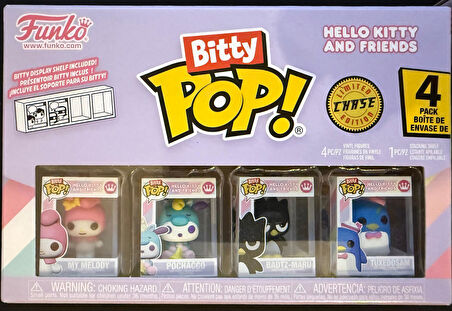 Funko Bitty Pop! Hello Kitty and Friends 4'lü Paket (Figür Boyu 2,25 cm)