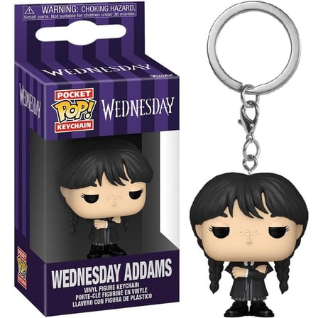 Funko POP Anahtarlık Wednesday Addams with Black Coat