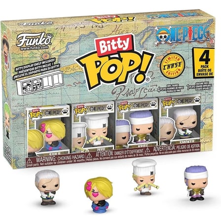 Funko Bitty POP One Piece Sanji 4'lü Paket