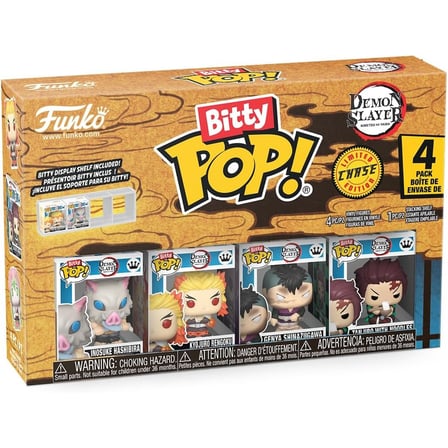 Funko Bitty POP! 4 Pack Demon Slayer: Inosuke Hashibira