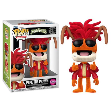 Funko POP The Muppets Pepe the Prawn Flocked