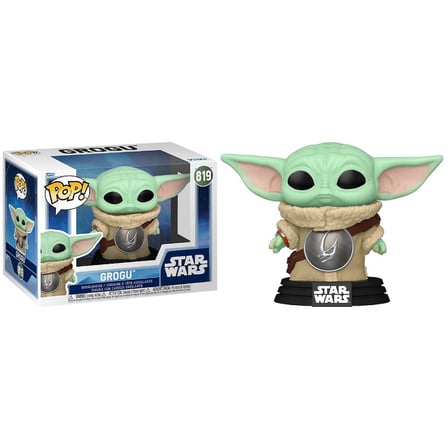 Funko Pop The Mandalorian Grogu with Mudhorn Chest Armor