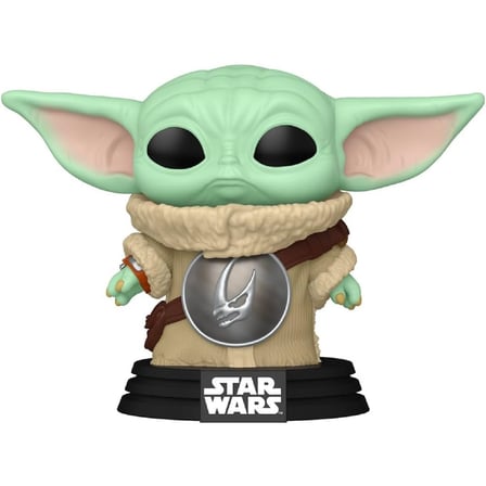 Funko Pop The Mandalorian Grogu with Mudhorn Chest Armor