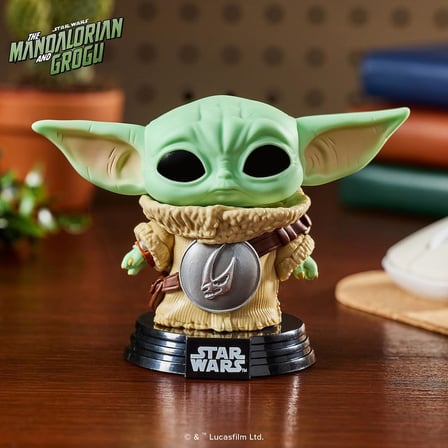 Funko Pop The Mandalorian Grogu with Mudhorn Chest Armor