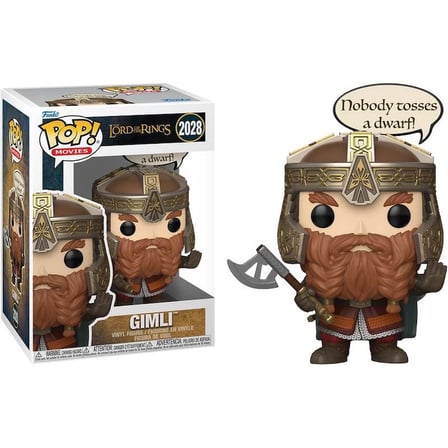 Funko Pop Lord of the Rings Gimli (Nobody Tosses a Dwarf)