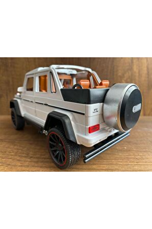 MERCEDES G63 JİP ÜSTÜ AÇIK JİP SAFARİ ARABASI KAPILARI AÇILIR SESLİ IŞIKLI OYUNCAK MERCEDES ARABA