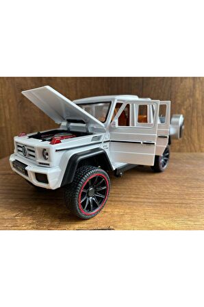 MERCEDES G63 JİP ÜSTÜ AÇIK JİP SAFARİ ARABASI KAPILARI AÇILIR SESLİ IŞIKLI OYUNCAK MERCEDES ARABA