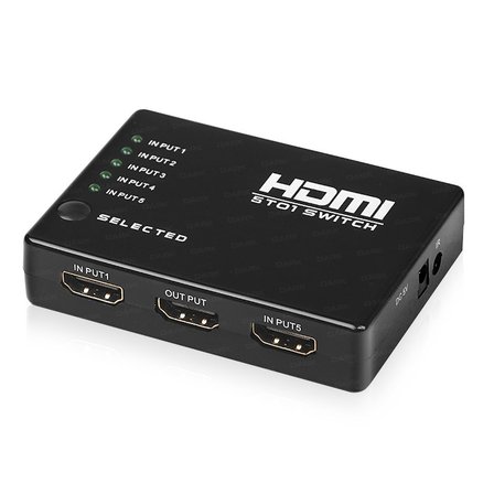 Full Hd 4 Giriş 1 Çıkışlı Uzaktan Kumandalı Hdmi Switch (Seçici)