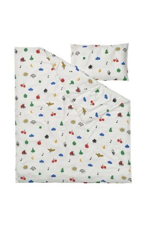 IKEA  GRÖNFINK bebek nevresim takımı, çok renkli, 110x125/35x55 cm