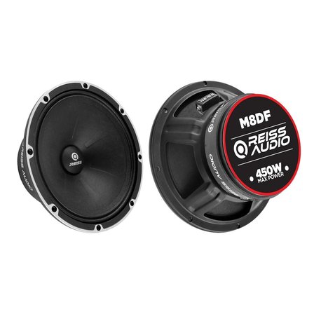 REİSS AUDİO RS-M8DF-450W MAX-200W RMS-KALİTELİ-PROFESYONEL 20 CM MİDRANGE HOPARLÖR