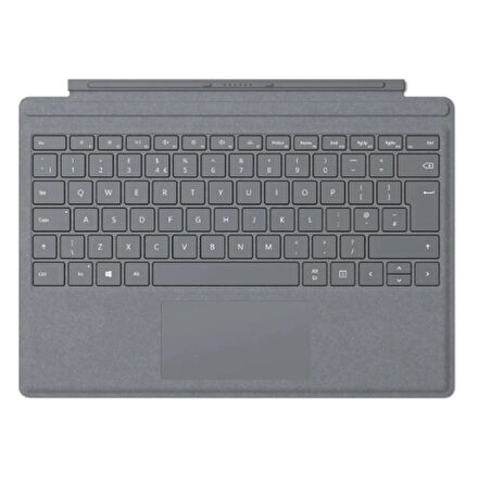 Microsoft Surface Go  Alcantara Signature Type Cover İngilizce Klavye - Gri KTC-00011 1 Yıl Garanti