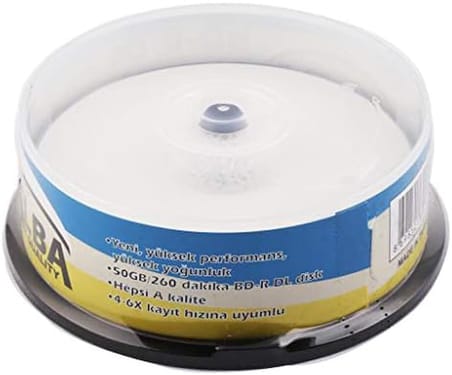 Blu-Ray Bd-R 6X 50 Gb 15 Li Cake Box Printable