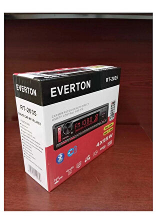 Everton Rt-2035 Çift Usb'li Usb-sd-fm-aux-bluetooth Oto Teyp 4x55