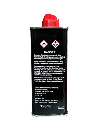 Zippo 125 Ml Çakmak Benzini 5 Adet