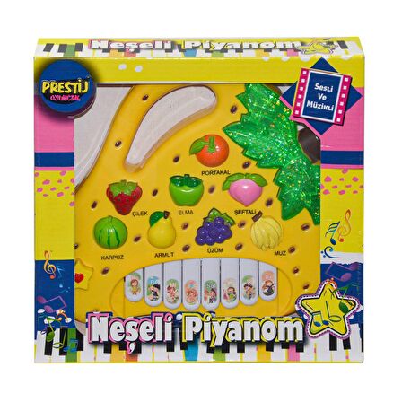 Çiftlik Korosu Pilli Piyanom - Kırmızı