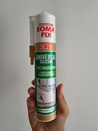  SOMAFİX 280 GR GENEL AMAÇLI SİLİKON BEYAZ