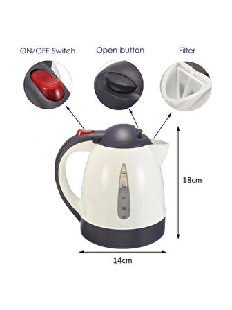 Asben Yerli Üretim 12v 1 Litre Oto Su Isıtıcısı Araç Kettle