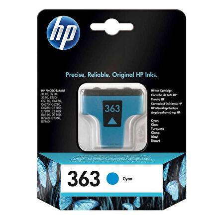 Hp 363-C8771E Mavi Orijinal Kartuş