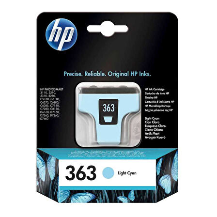 Hp 363-C8774E Açık Mavi Orijinal Kartuş