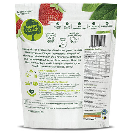 Organik Kuru İnfüze Çilek(x2) 142 gr