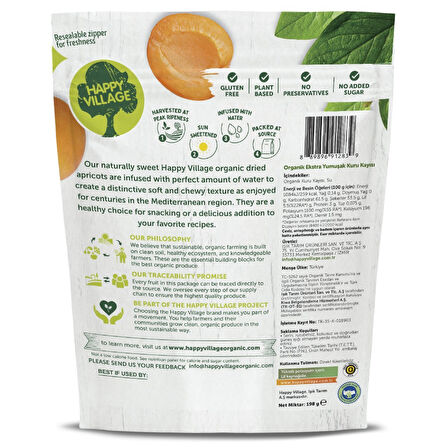 Organik Ekstra Yumuşak Kuru Kayısı(x3) 198 gr