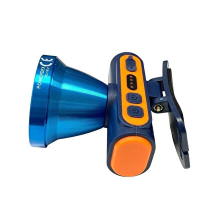 Powerdex PD-1972 Şarjlı Ledli Profesyonel Su Geçirmez Kafa Lambası 