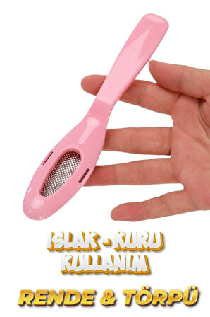 Çok Fonksiyonlu Pembe Ayak Topuk Rende Törpüsü XL91