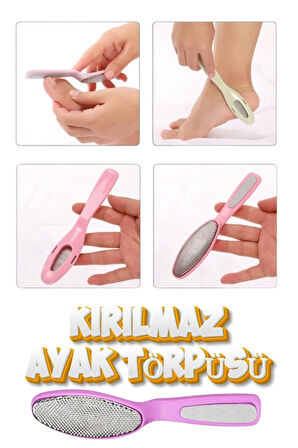 Çok Fonksiyonlu Pembe Ayak Topuk Rende Törpüsü XL91