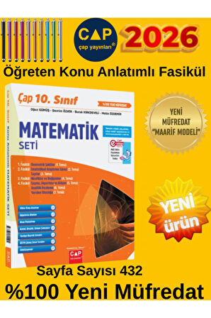 10.Sınıf %100 Yeni Maarif Müfredat Matematik-Fizik-Kimya-Biyoloji Konu Anlatımlı Fasikül Seti+Deneme