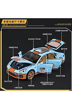 Porsche Panamera 911 Diecast Model Araba Açılan Kapılar Porshce Model Araba Modifiyeli