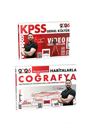 2026 Engin Eraydın KPSS Coğrafya 2’li Set Ders Notu + Haritalarla Coğrafya (Güncel Baskı)