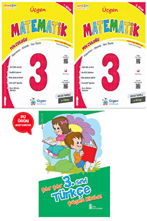 3.Sınıf Beceri Temelli  MATEMATİK Yolculuğu 1. Kitap ve 2. Kitap+ Türkçe Çalışma Kitabım