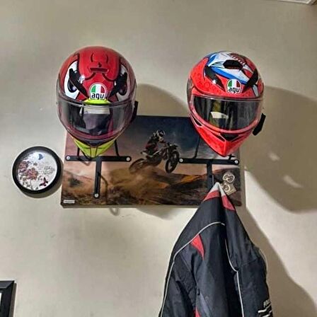 Motosiklet Kask Askısı, Motor Kask Askısı, Harley, Ls2, Ncr vb GG19
