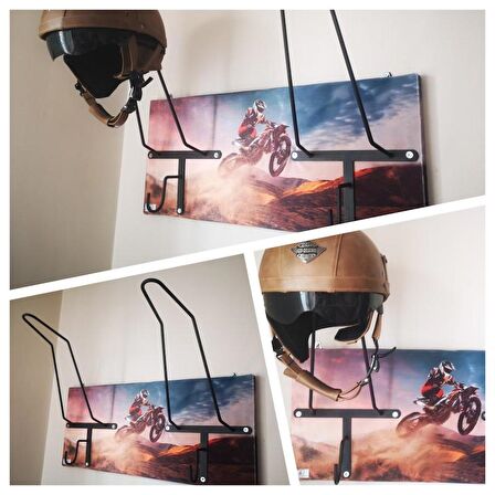 Motosiklet Kask Askısı, Motor Kask Askısı, Harley, Ls2, Ncr vb GG19
