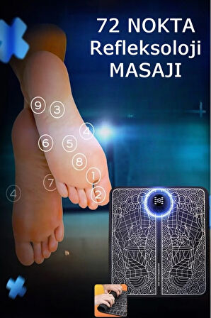 Ayak Masaj Yastığı Titreşimli Ems Tens Masaj Aleti Fizik Kuvvet Güçlendirici