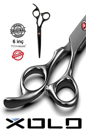 Titanium Black Siyah Saç Kesim Makası Ultra Profesyonel Seri XLQ574B