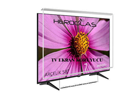 Heroglas ARÇELİK A58L88705B 58'' Inç 147 Ekran Tv Ekran Koruyucu