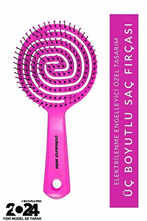 Nascitak Saç Fırçası 2024 Model 5 Boyutlu Saç Fırçası 201 Dişli Saç Açıcı Fırça