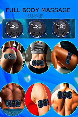 Taşınabilir Tüm Vücut Kol Bacak Karın Basen Masaj Aleti