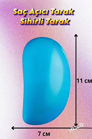 Saç Açıcı Tarak Tarama Fırçası Sihirli Tarak Düğümleri Çözer Kırmadan Açar TZE600